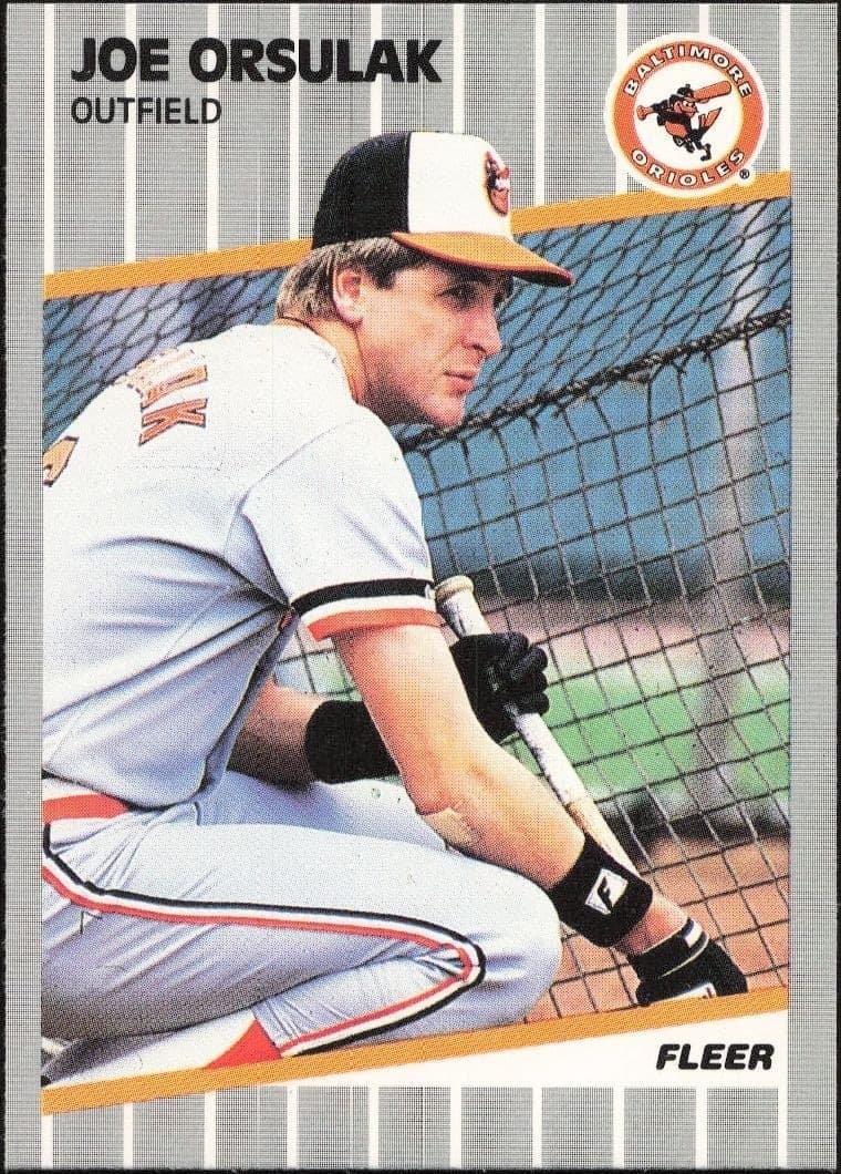 1989 Fleer Joe Orsulak #614 trading card