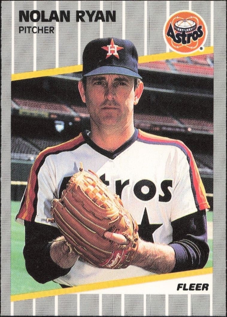 1989 Fleer Nolan Ryan #368 trading card