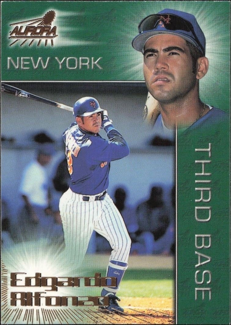 1998 Pacific Aurora Edgardo Alfonzo #161 trading card