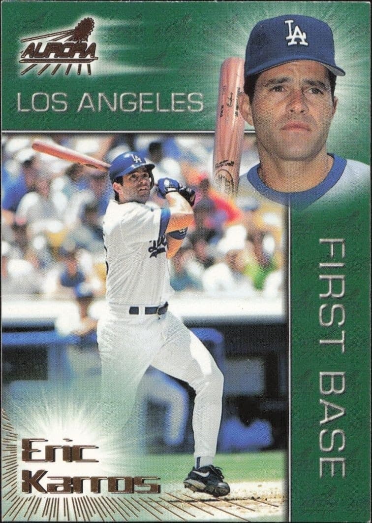1998 Pacific Aurora Eric Karros #144 trading card