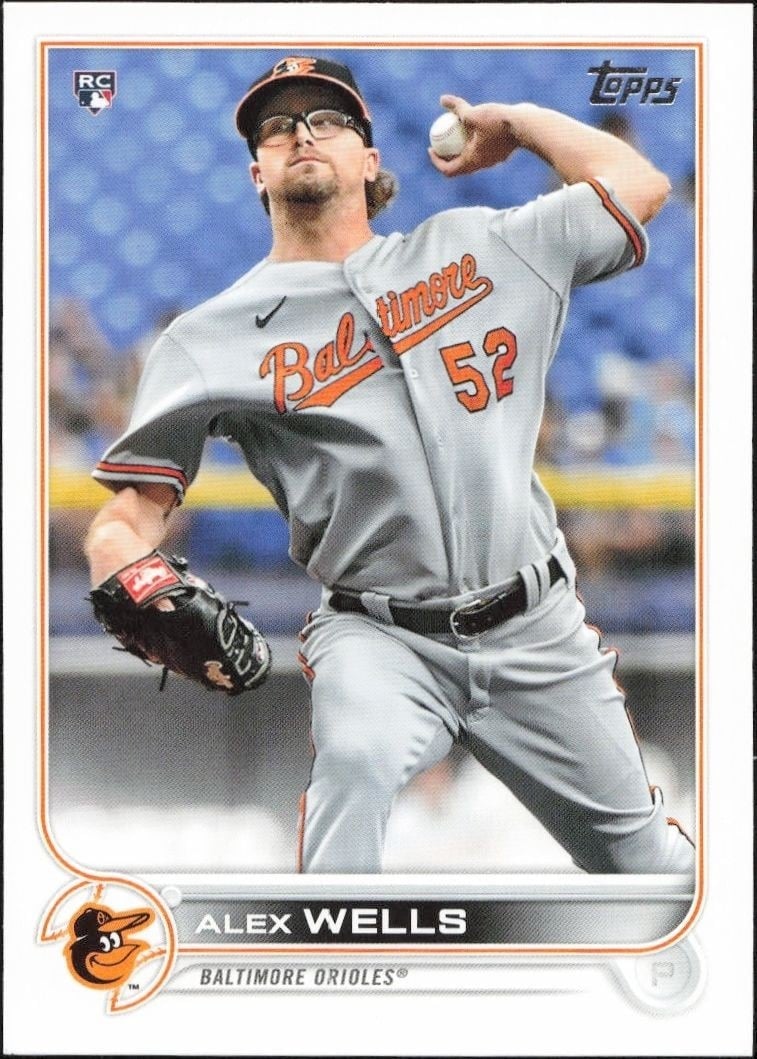 2022 Topps Series 1 Alex Wells #118 trading card