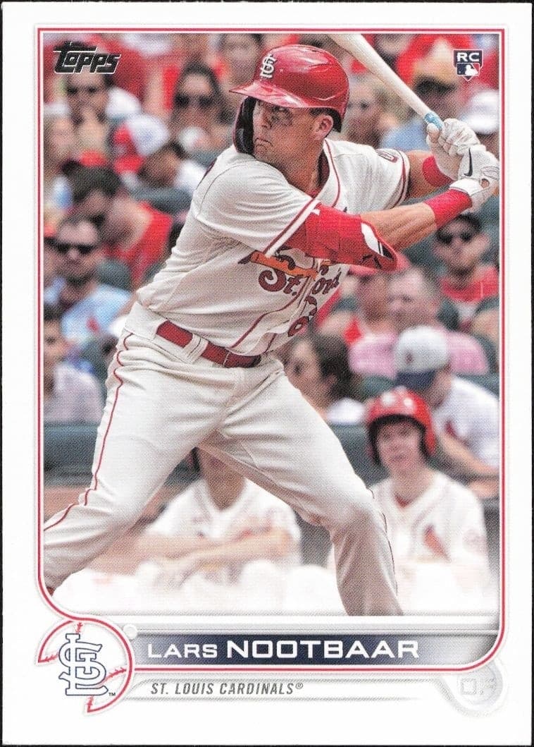 2022 Topps Series 1 Lars Nootbaar #58 trading card