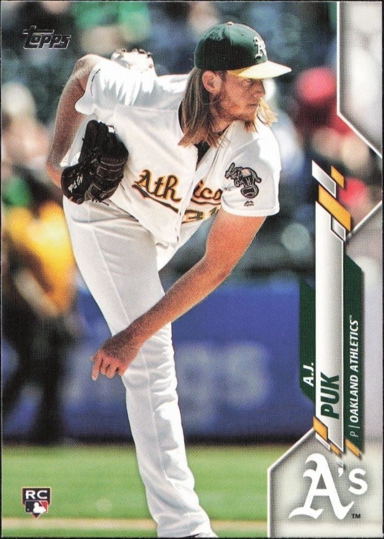 2020 Topps Series 1 A.J. Puk #251 trading card