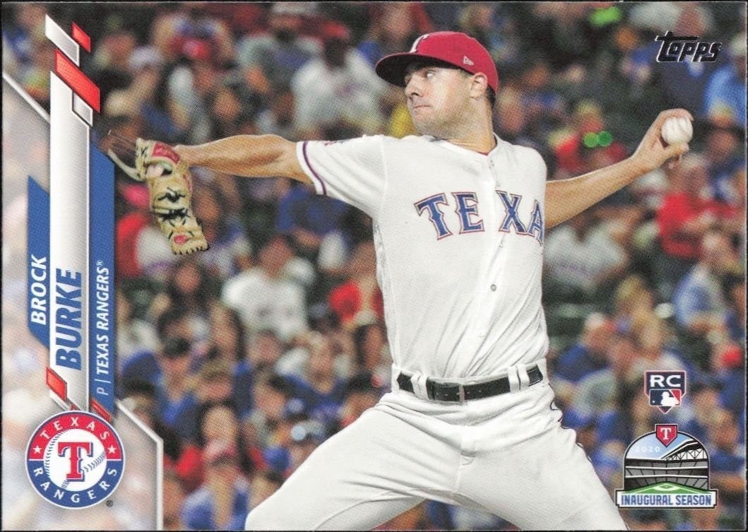 2020 Topps Series 2 Brock Burke #691 trading card