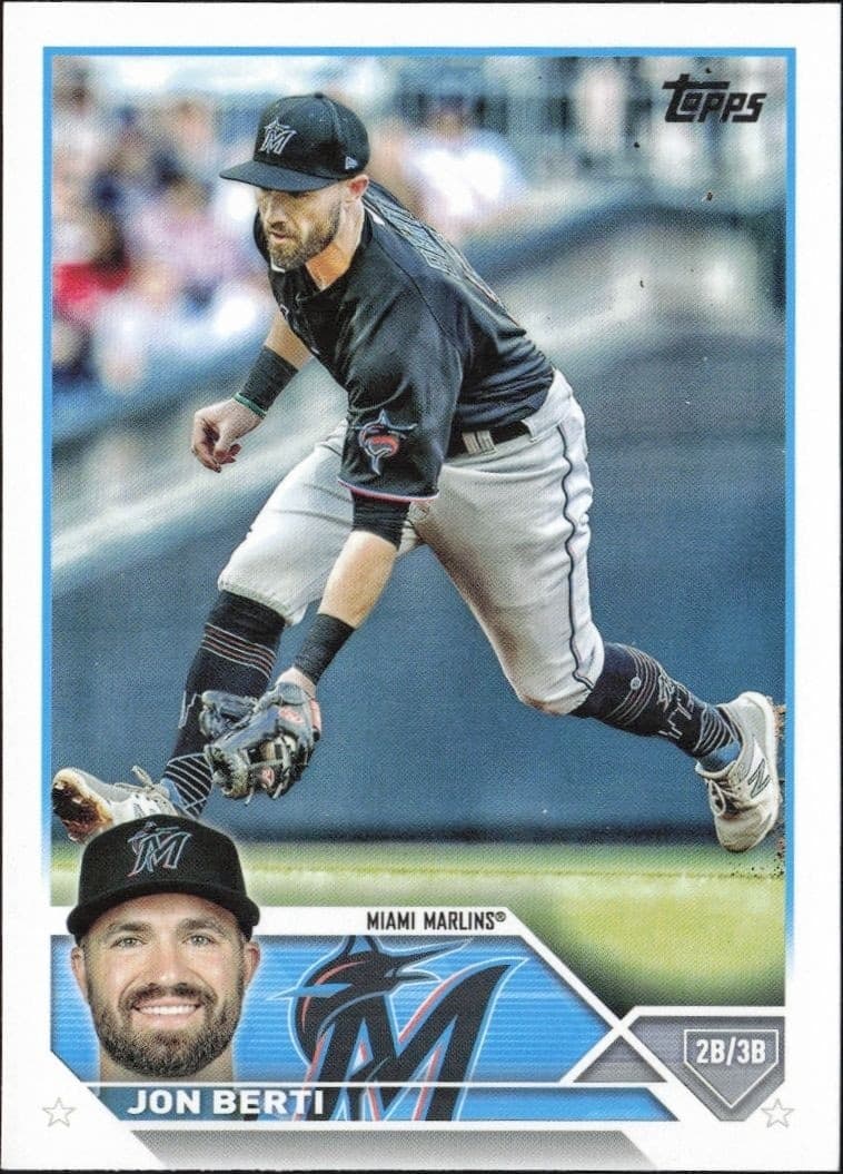 2023 Topps Series 1 Jon Berti #72 trading card