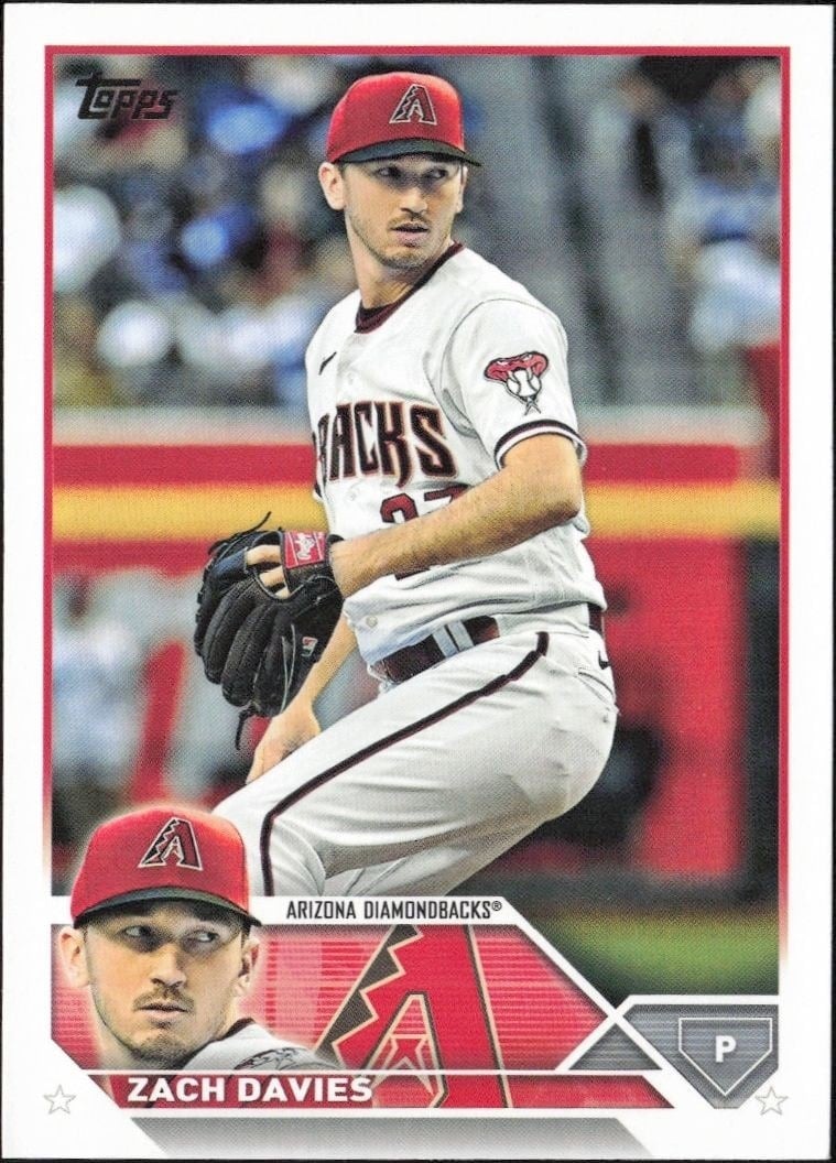2023 Topps Series 1 Zach Davies #123 trading card