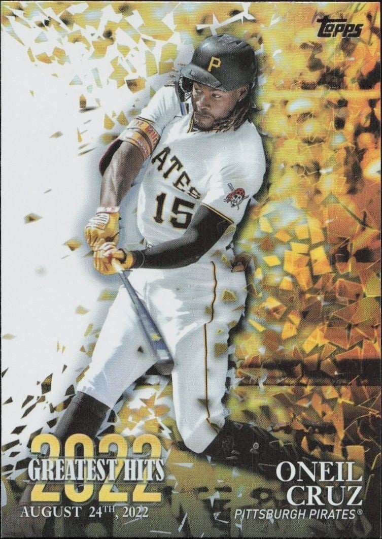 Oneil Cruz 2023 Topps #22GH-6 Baseball Trading Card - Front 2023 Topps Oneil Cruz #22GH-6 baseball trading card front