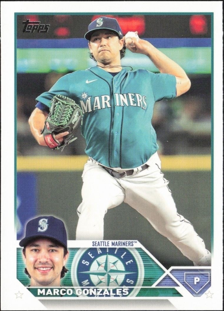 2023 Topps Series 1 Marco Gonzales #144 trading card