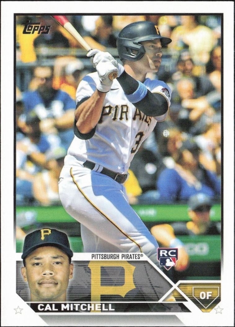 2023 Topps Series 1 Cal Mitchell #313 trading card