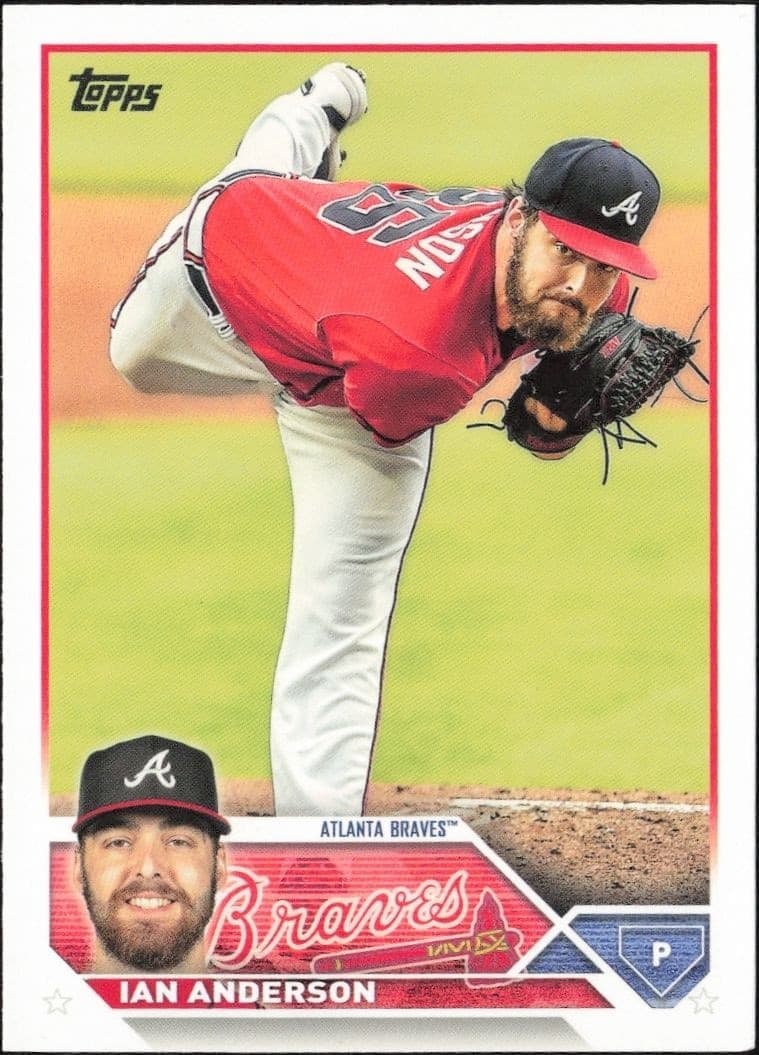 2023 Topps Series 1 Ian Anderson #114 trading card