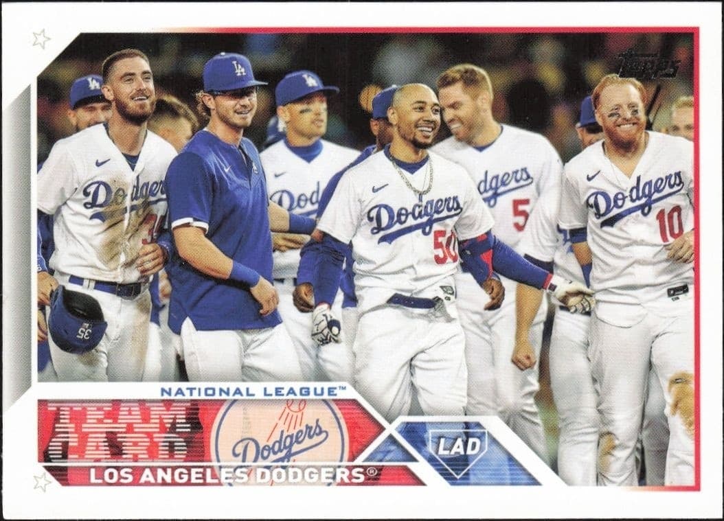 2023 Topps Series 1 Los Angeles Dodgers #219 trading card