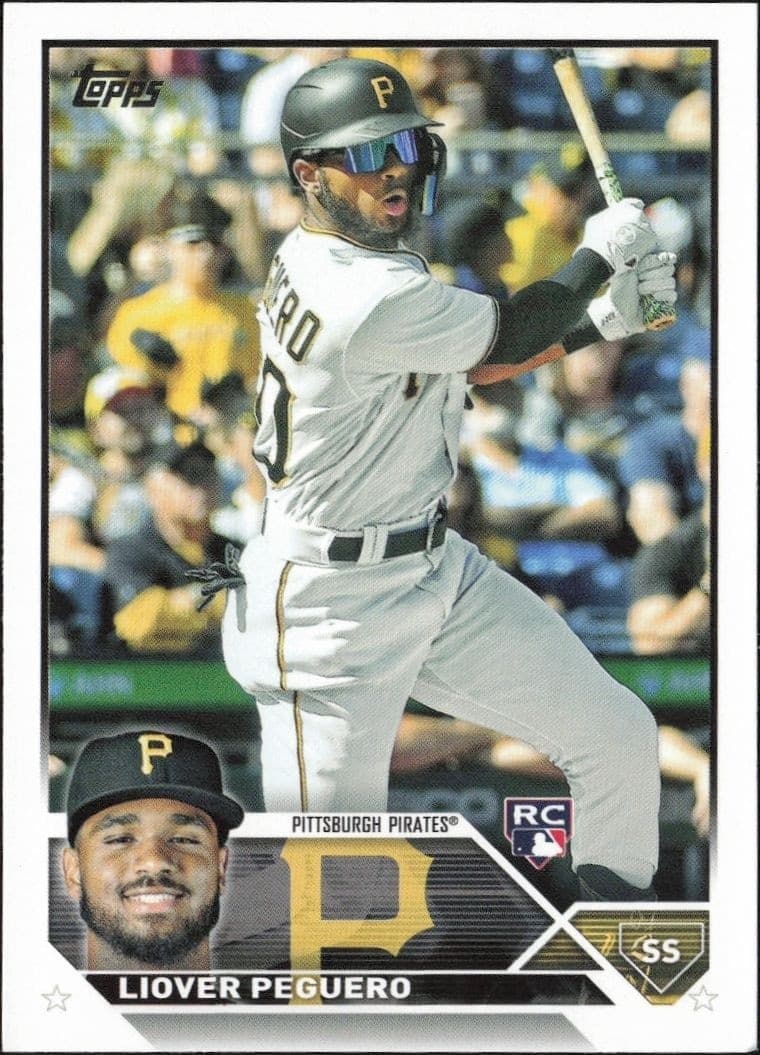 2023 Topps Series 1 Liover Peguero #238 trading card