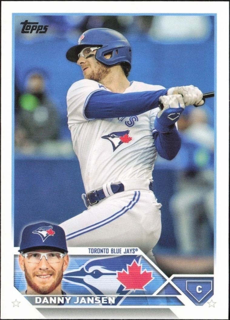 Danny Jansen 2023 Topps #307 Baseball Trading Card - Front 2023 Topps Danny Jansen #307 baseball trading card front