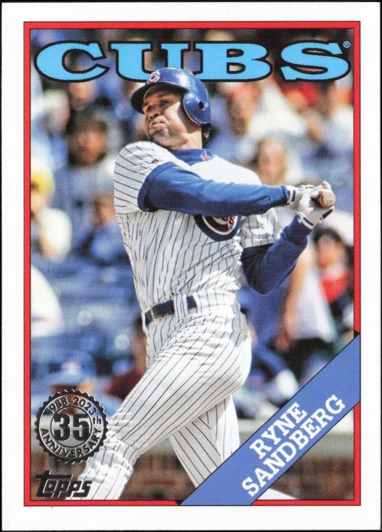 2023 Topps Series 1 Ryne Sandberg #T88-92 trading card