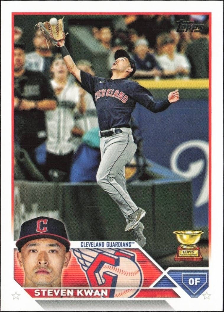 2023 Topps Series 1 Steven Kwan #116 trading card