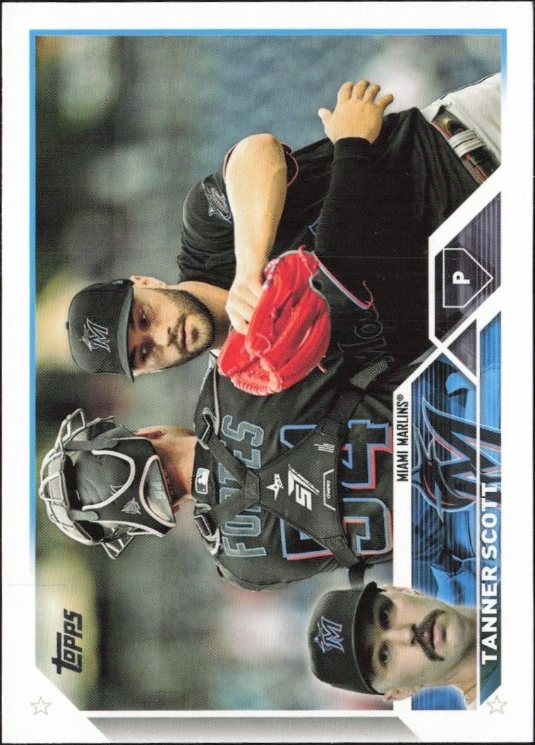 2023 Topps Series 1 Tanner Scott #18 trading card