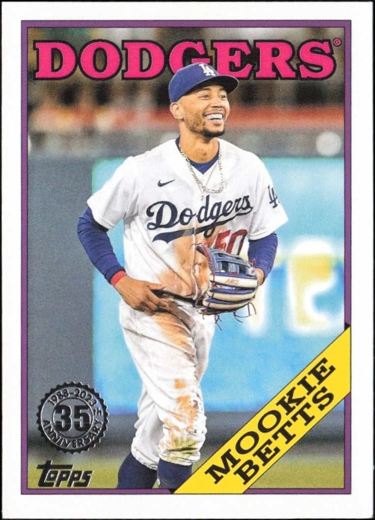 2023 Topps Series 1 Mookie Betts #T88-88 trading card
