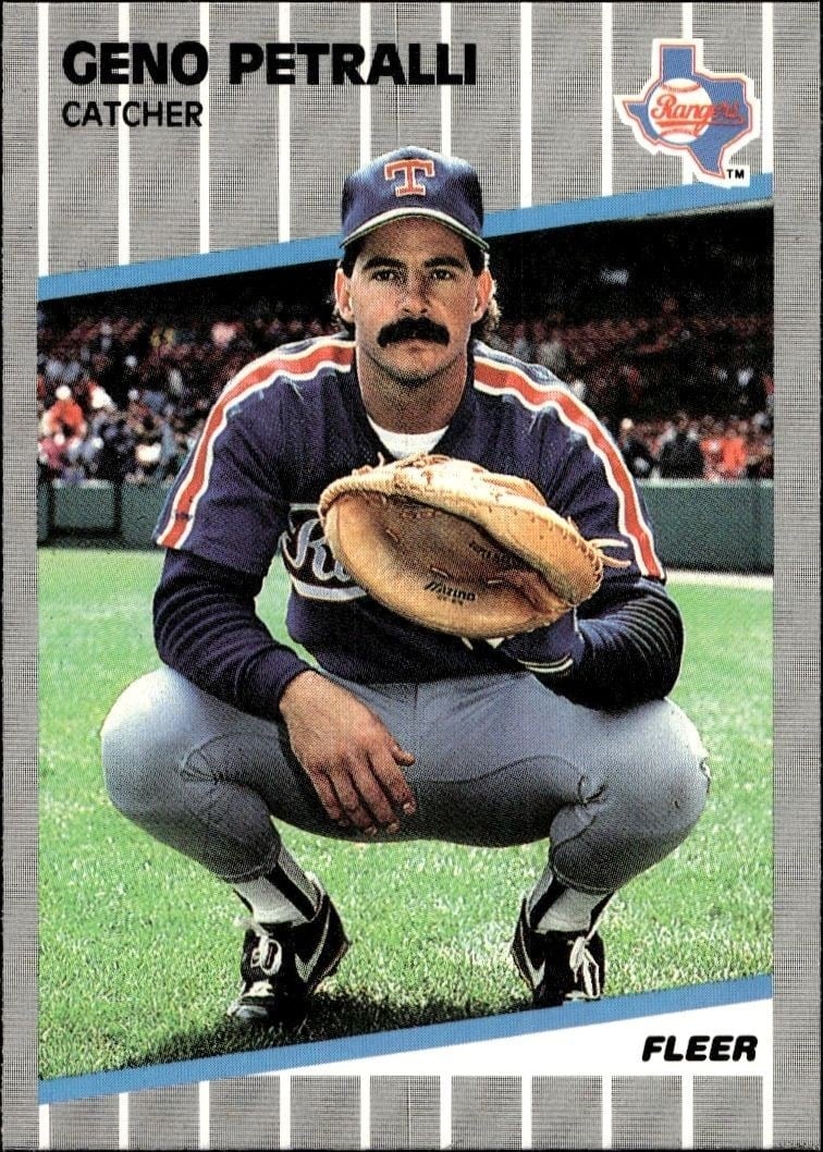 1989 Fleer Geno Petralli #530 trading card