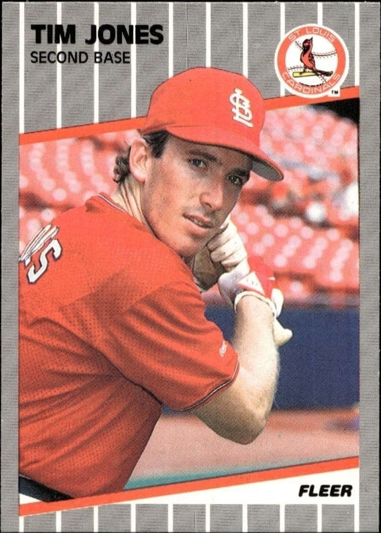1989 Fleer Tim Jones #453 trading card