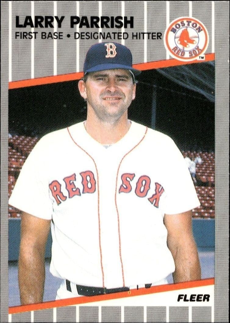 1989 Fleer Larry Parrish #94 trading card