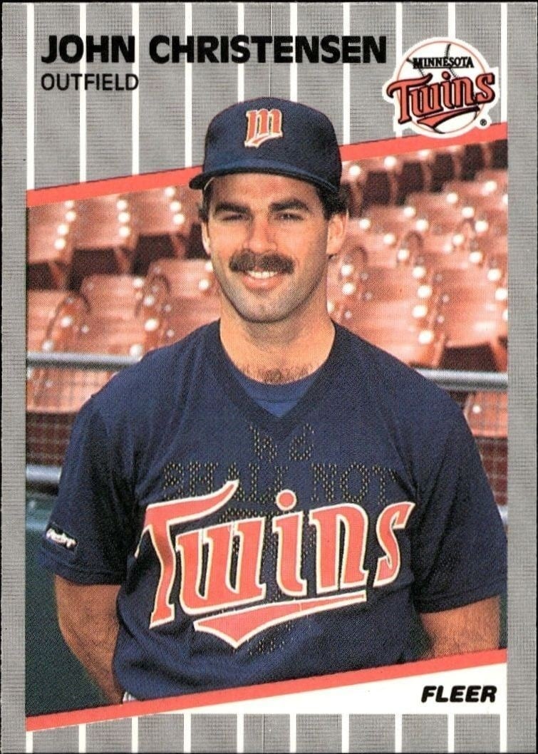 1989 Fleer John Christensen #108 trading card