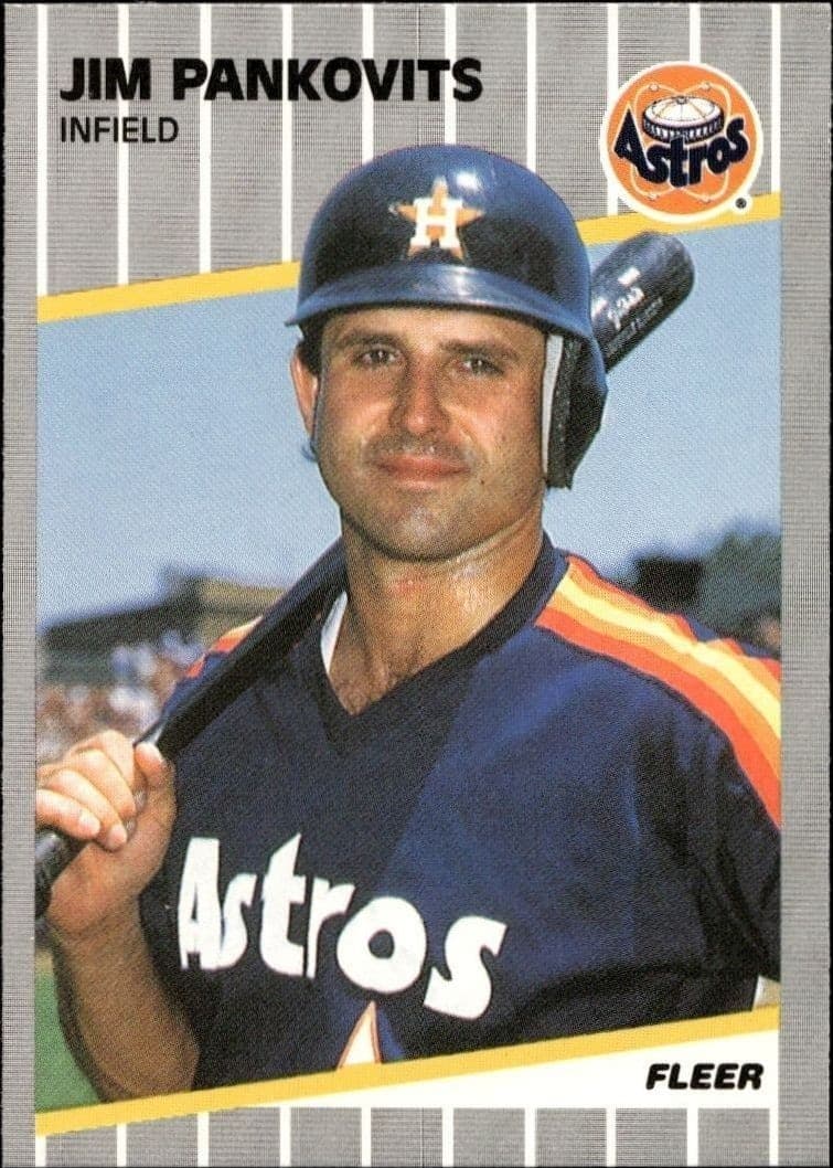1989 Fleer Jim Pankovits #363 trading card