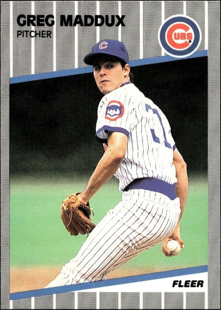 1989 Fleer Greg Maddux #431 trading card