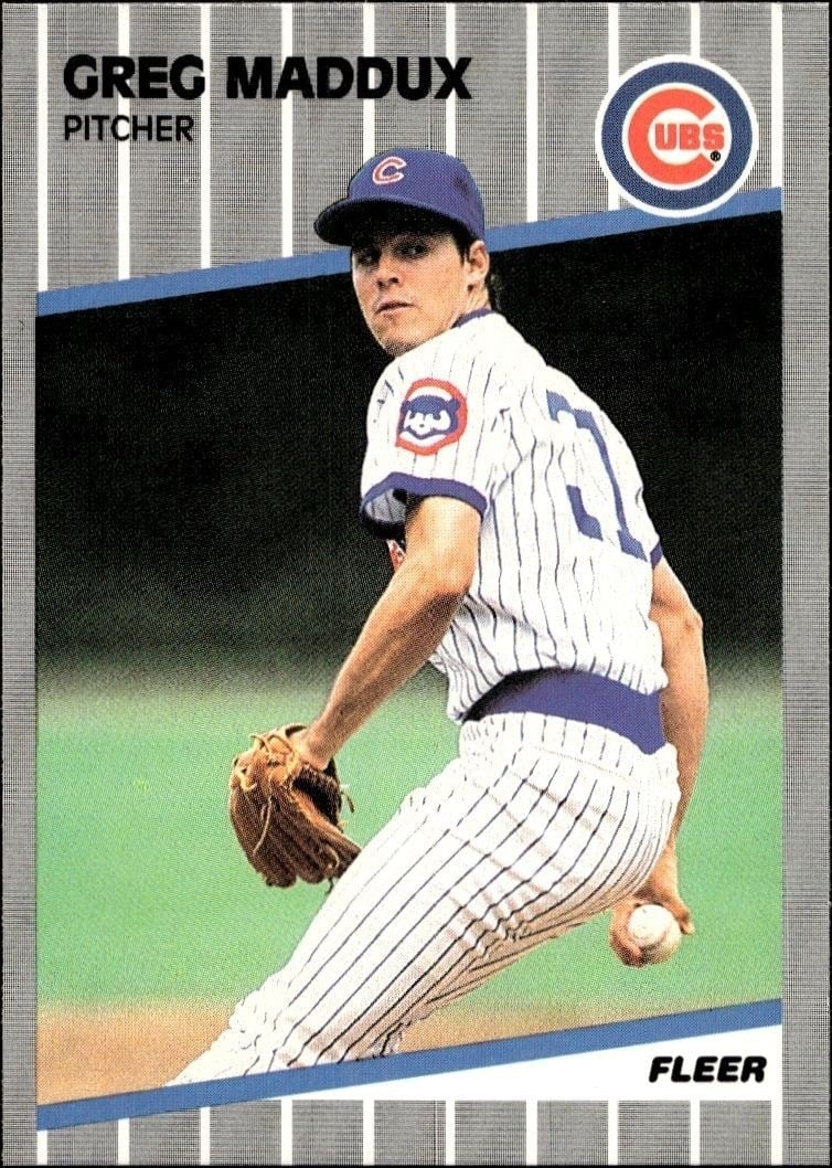 1989 Fleer Greg Maddux #431 trading card