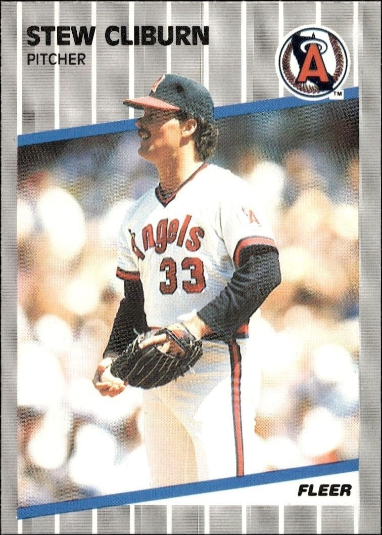 1989 Fleer Stew Cliburn #471 trading card