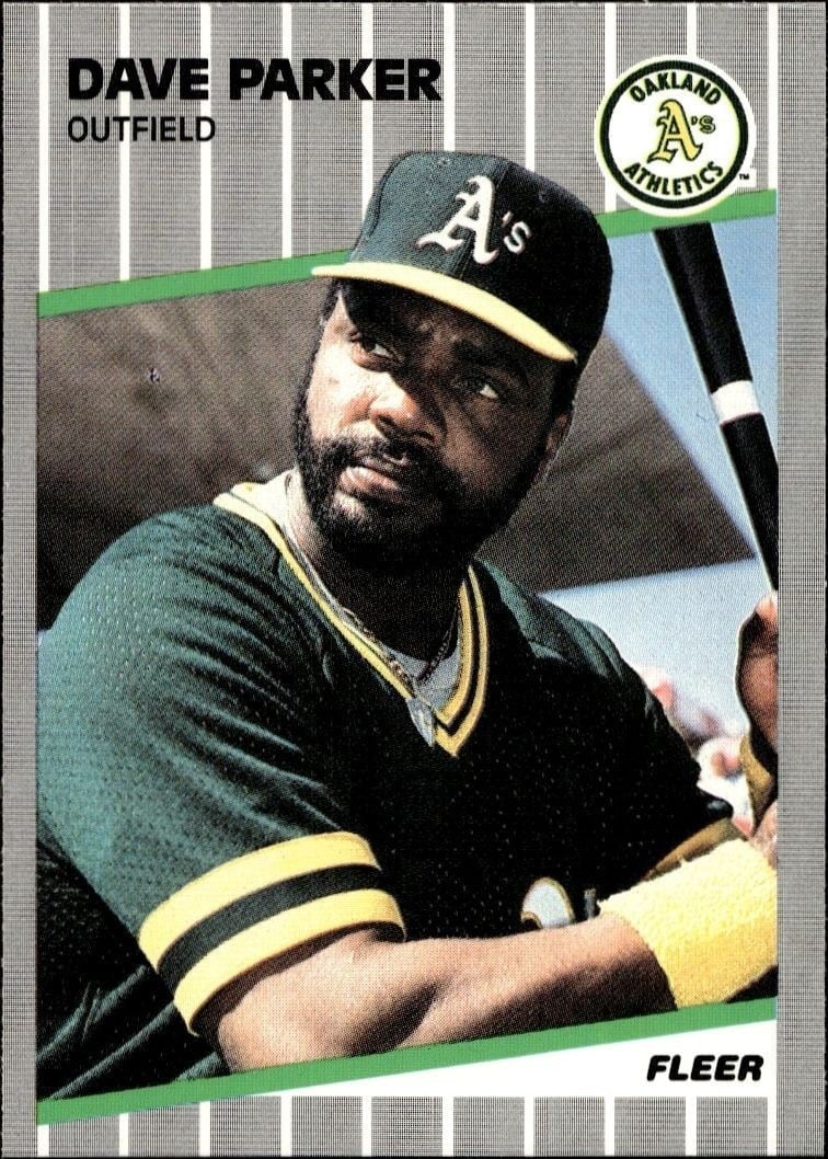 1989 Fleer Dave Parker #19 trading card