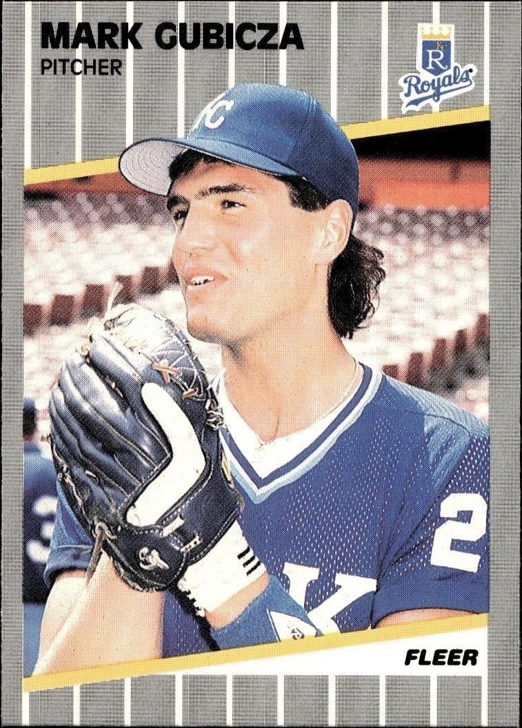 1989 Fleer Mark Gubicza #283 trading card