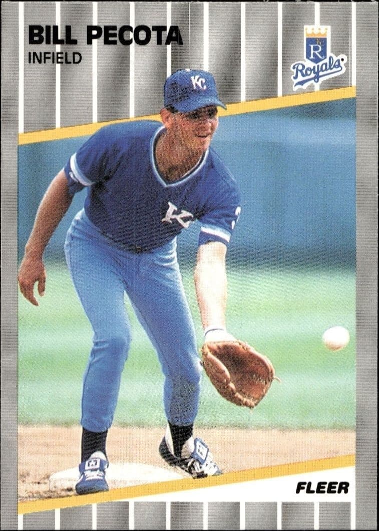 1989 Fleer Bill Pecota #289 trading card