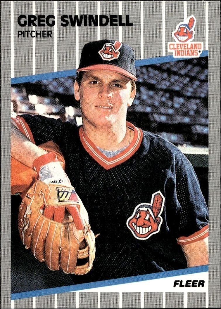 1989 Fleer Greg Swindell #413 trading card