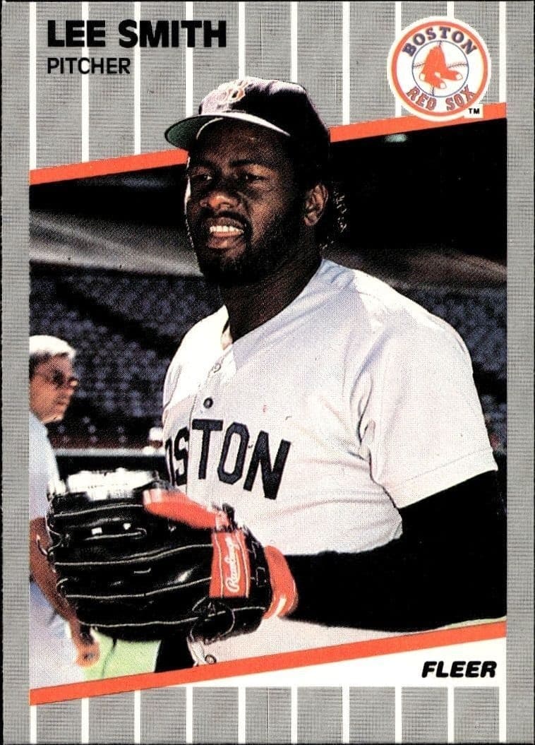 1989 Fleer Lee Smith #99 trading card