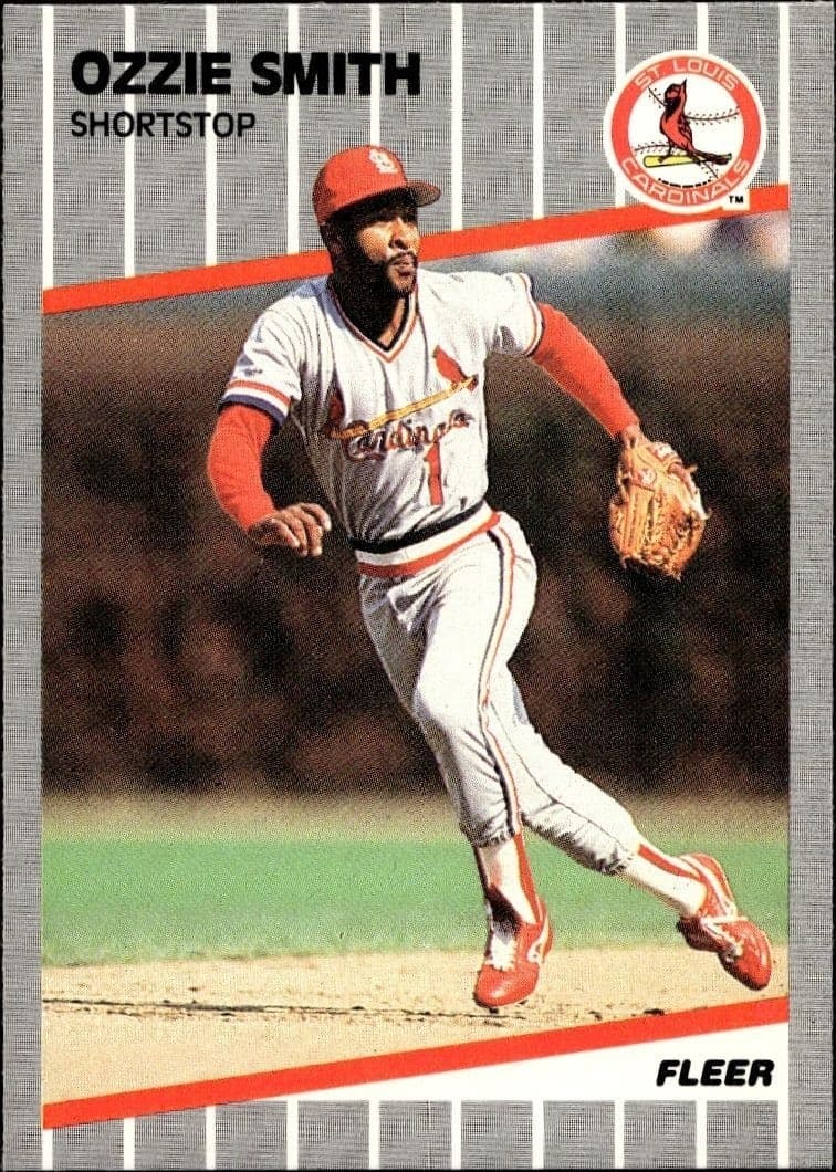 1989 Fleer Ozzie Smith #463 trading card