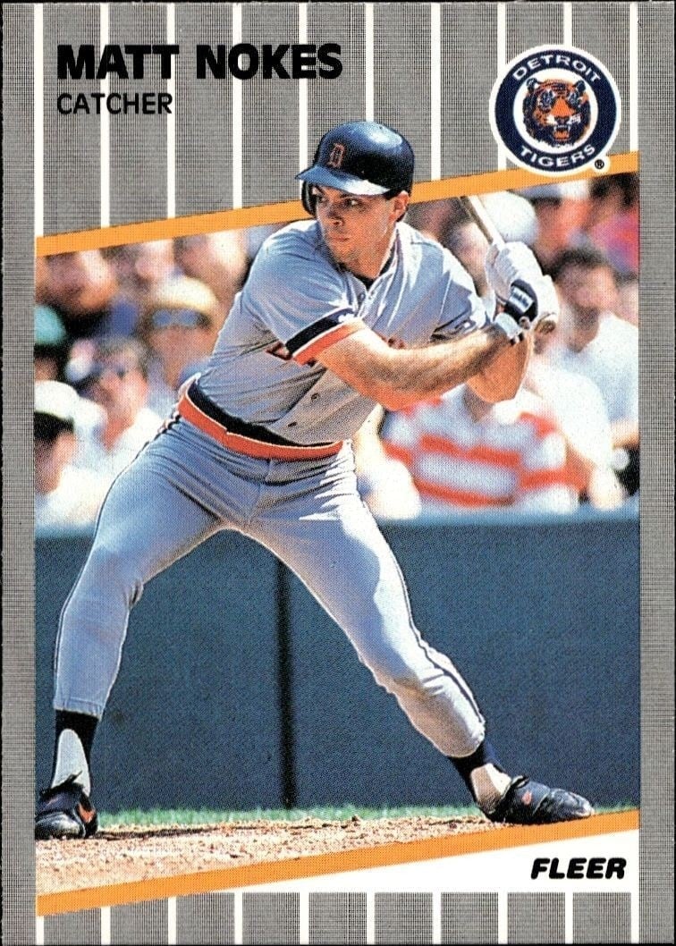 1989 Fleer Matt Nokes #140 trading card