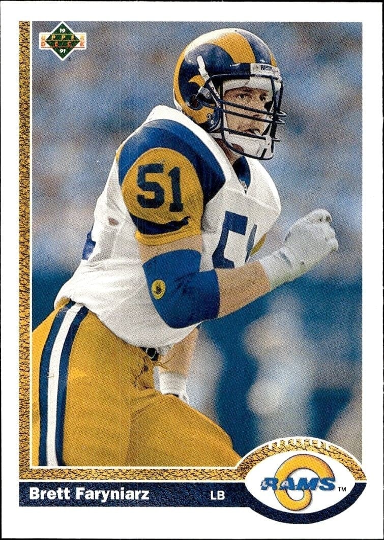 1991 Upper-Deck Brett Faryniarz #568 trading card