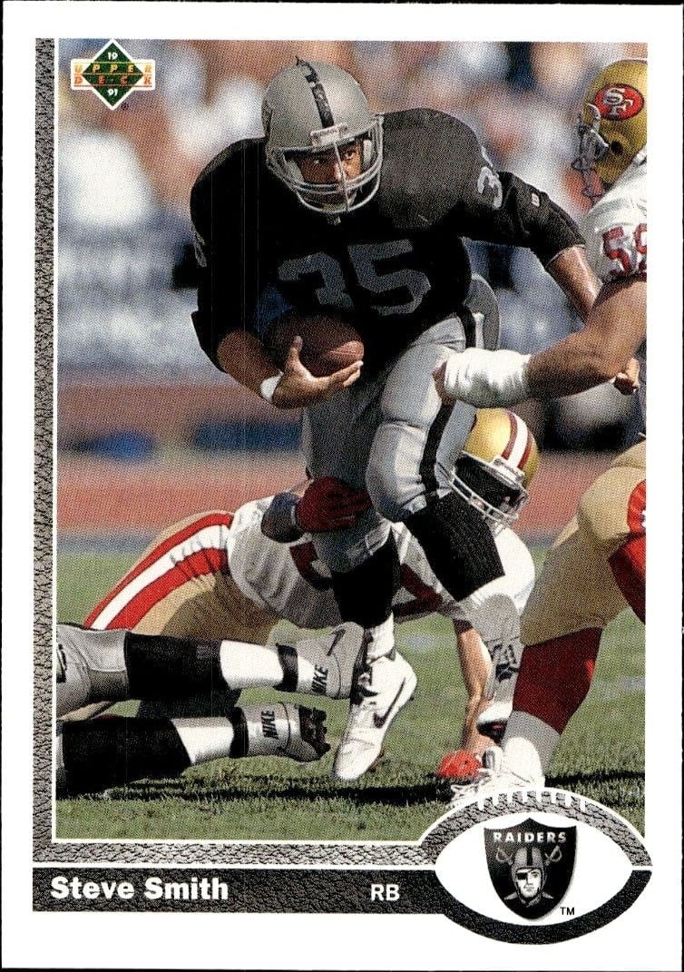 1991 Upper-Deck Steve Smith #589 trading card