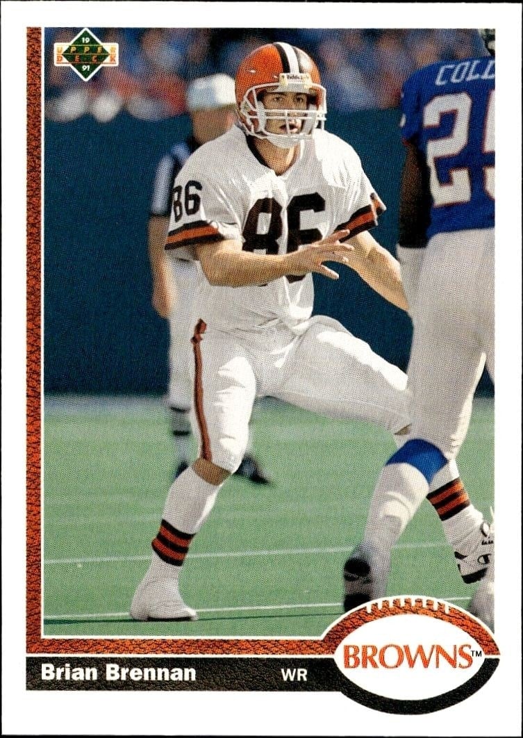 1991 Upper-Deck Brian Brennan #561 trading card