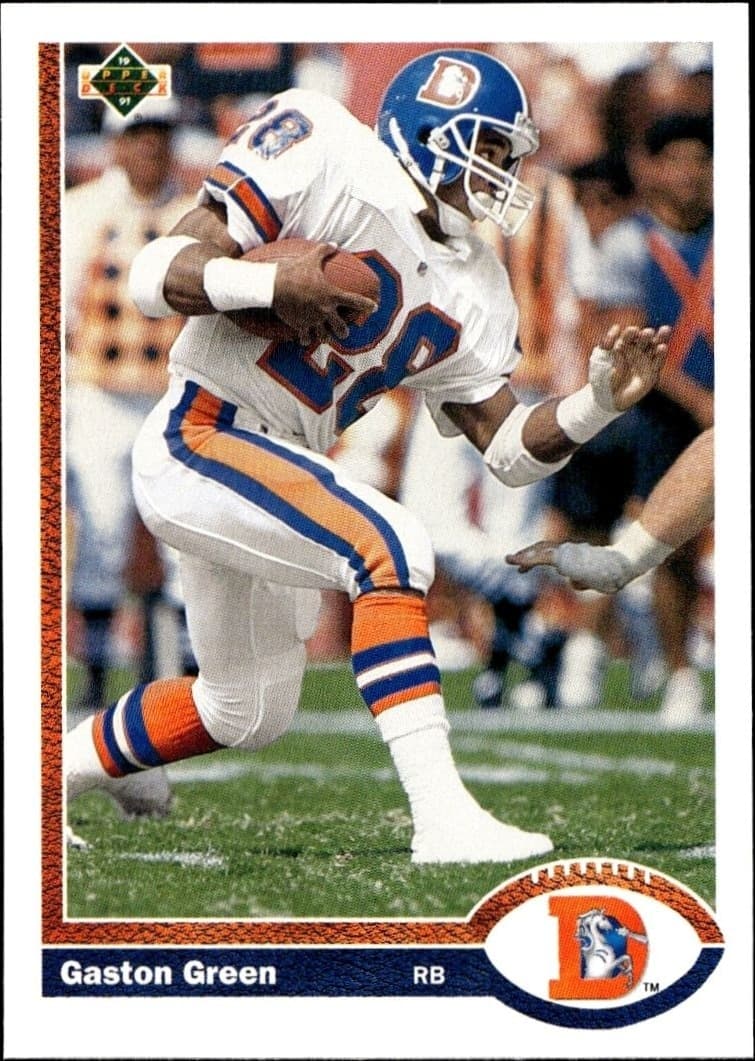 1991 Upper-Deck Green Gaston Green #551 trading card