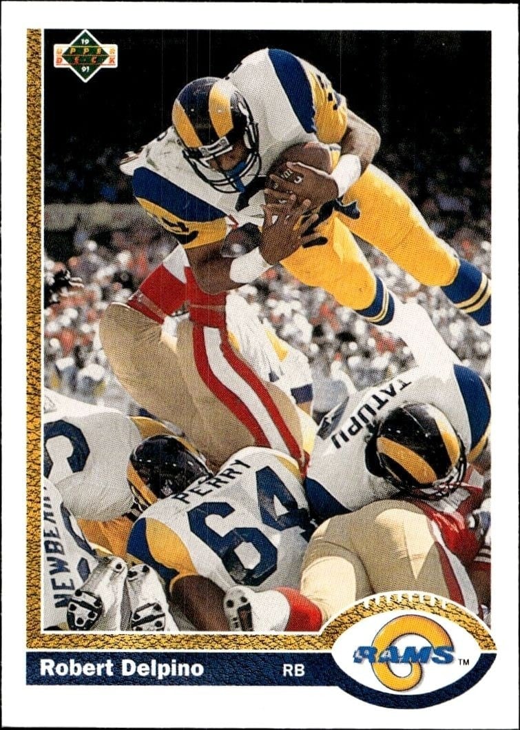 1991 Upper-Deck Robert Delpino #545 trading card