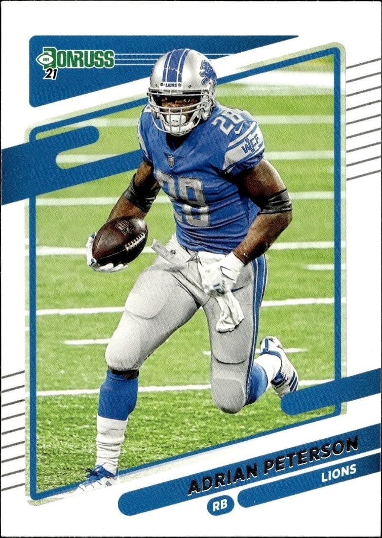 2021 Donruss Adrian Peterson #175 trading card