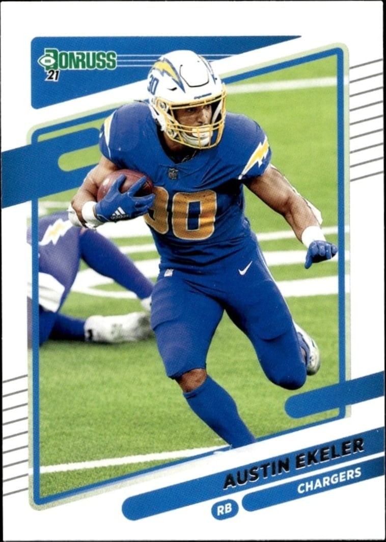 2021 Donruss Austin Ekeler #72 trading card