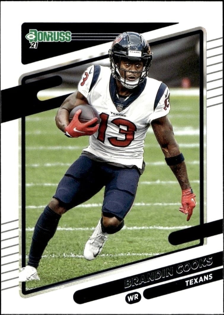 Brandin Cooks 2021 Donruss #166 Football Trading Card - Front 2021 Donruss Brandin Cooks #166 football trading card front