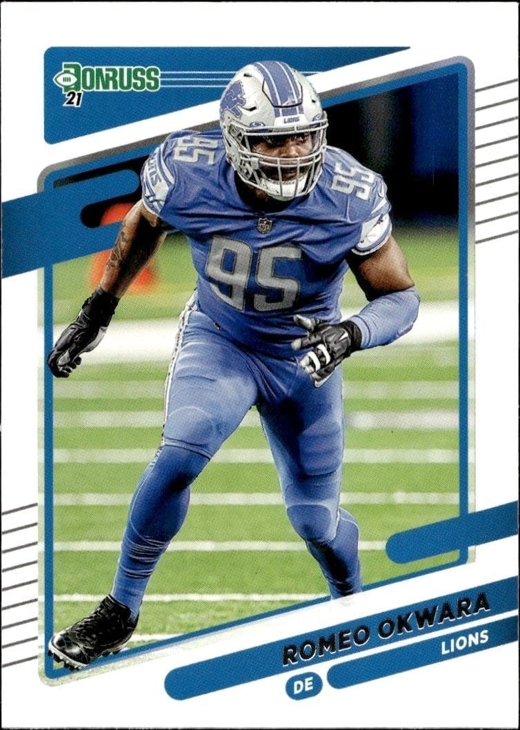 2021 Donruss Romeo Okwara #178 trading card