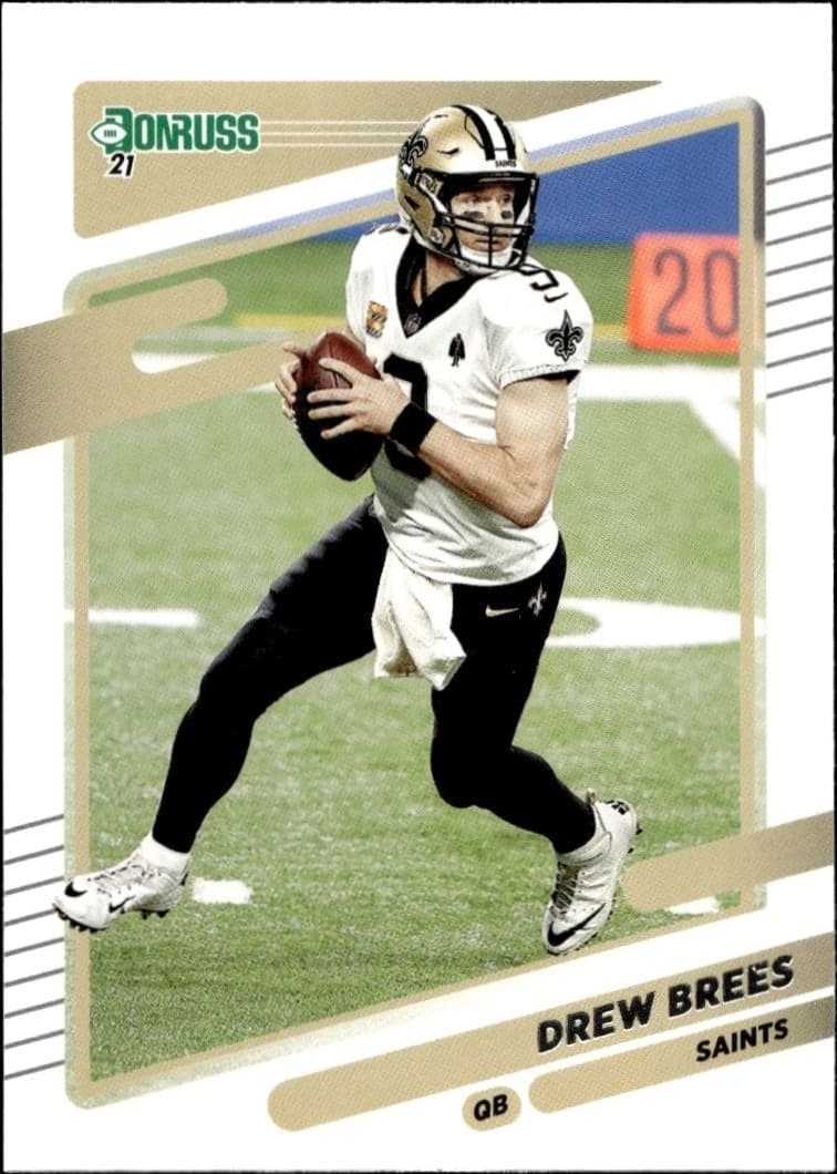 2021 Donruss Drew Brees #93 trading card
