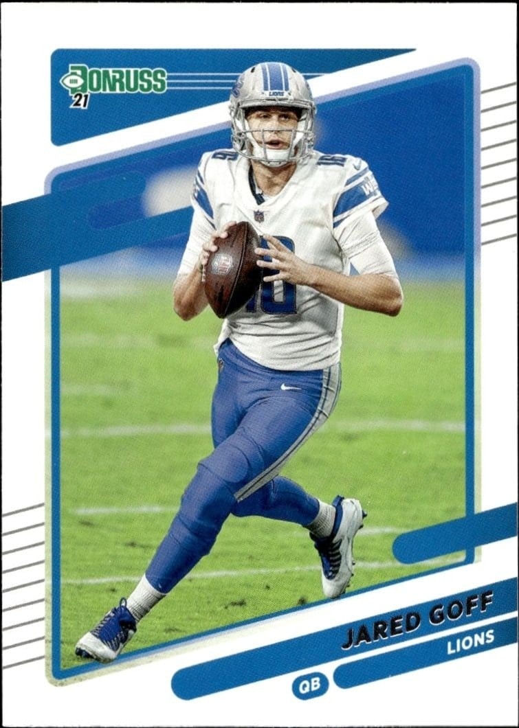 2021 Donruss Jared Goff #170 trading card
