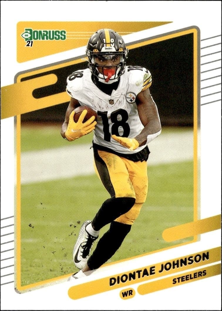 2021 Donruss Diontae Johnson #25 trading card