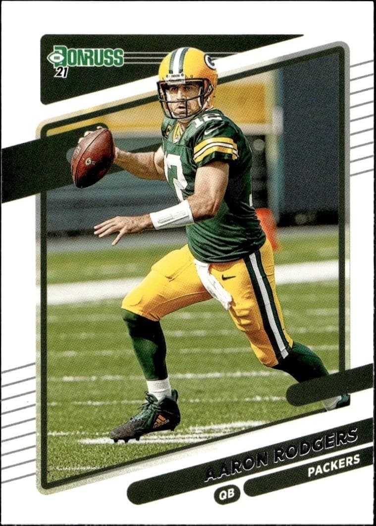 2021 Donruss Aaron Rodgers #155 trading card