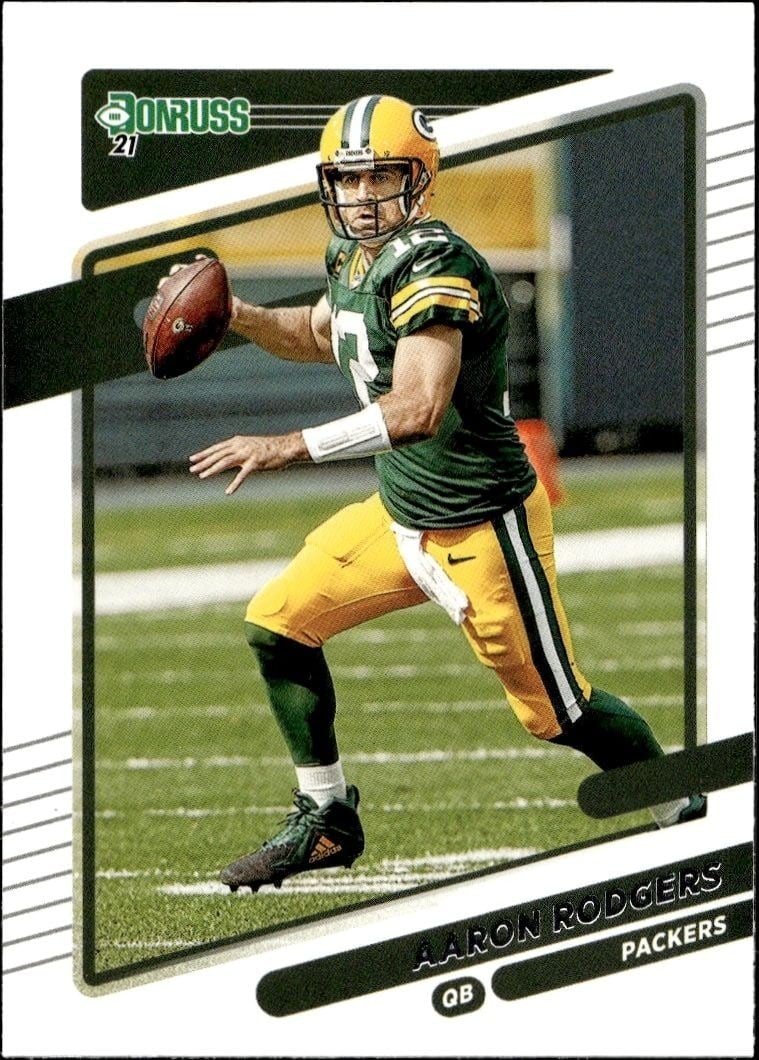 2021 Donruss Aaron Rodgers #155 trading card